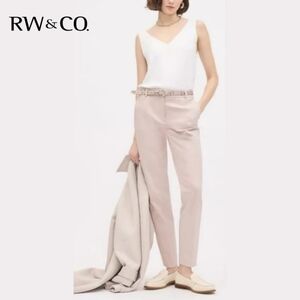 🟣 RW&Co. Limitless Mid-Rise Slim-Leg Ankle Signature Pant - Light Pink